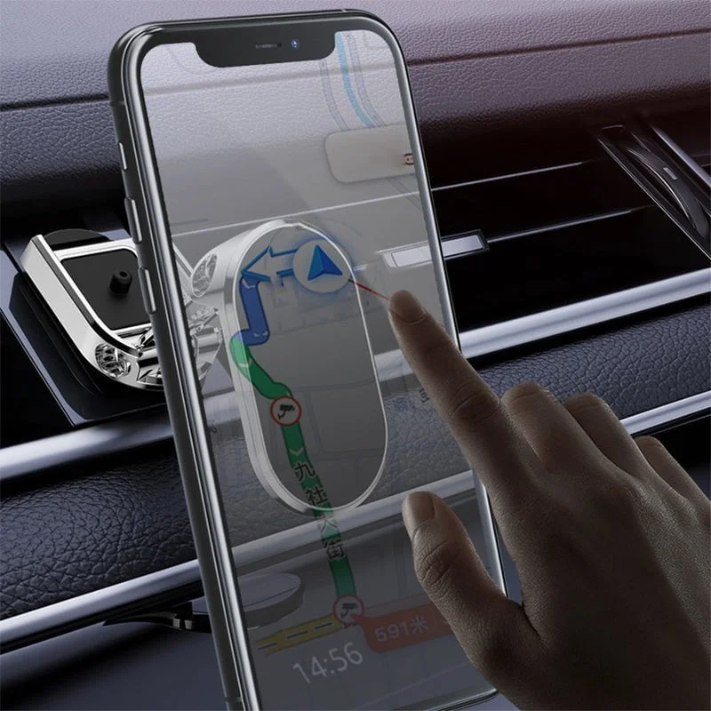 Last Day Promotion 49% OFF - Alloy Folding Magnetic Car Phone Holder