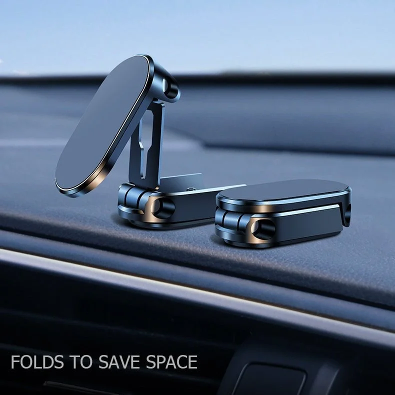 Last Day Promotion 49% OFF - Alloy Folding Magnetic Car Phone Holder