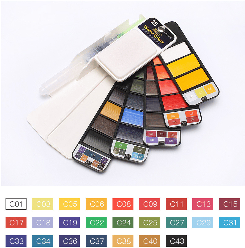 Last Day Promotion 49% OFF - Handy Watercolor Travel Kit