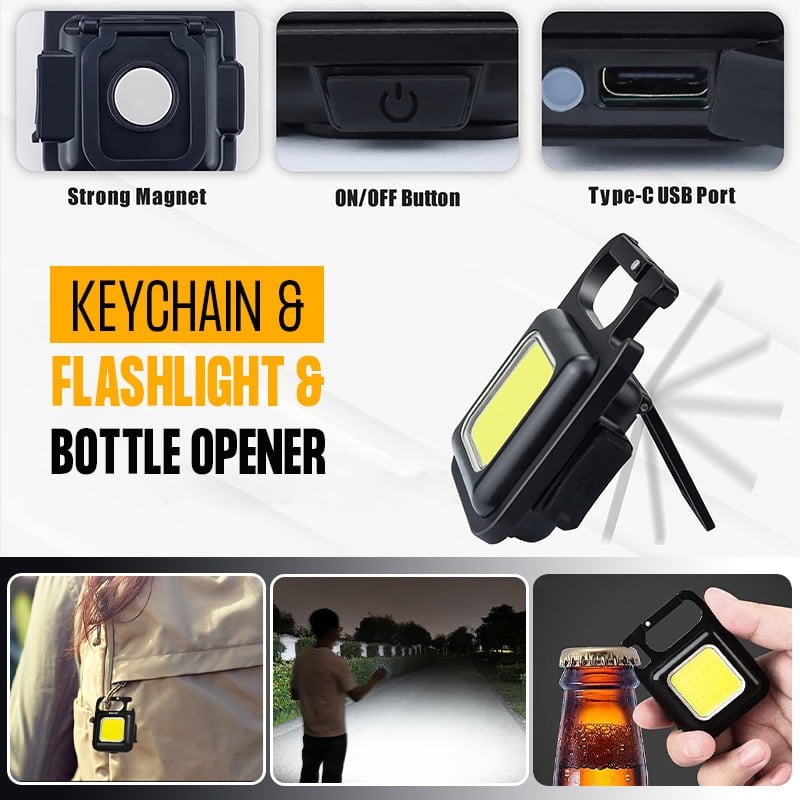 Last Day Promotion 49% OFF - Multifunctional Keychain Emergency Light - BUY 3 GET 3 FREE