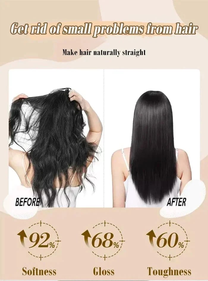 Last Day Promotion 49% OFF - Silk and Keratin Treatment Hair Straightening Cream