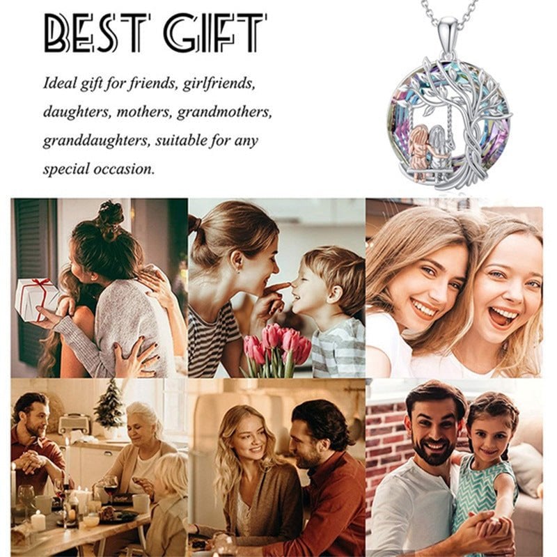 Depictoanw Last Day Promotion 49% OFF--For Friend - Thank You for Being My Unbiological Sister Tree of Life Sisters Necklace