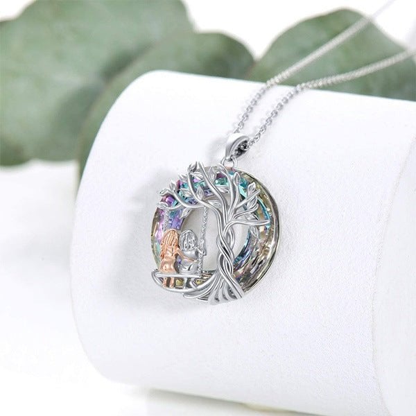 Depictoanw Last Day Promotion 49% OFF--For Friend - Thank You for Being My Unbiological Sister Tree of Life Sisters Necklace