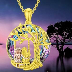 Last Day Promotion 49% OFF–For Friend – Thank You for Being My Unbiological Sister Tree of Life Sisters Necklace