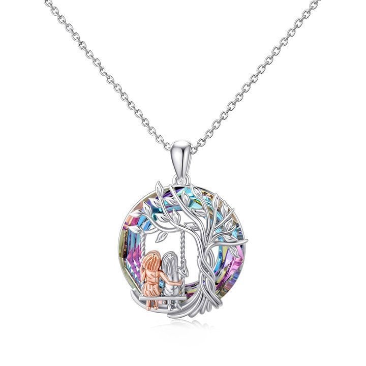 Depictoanw Last Day Promotion 49% OFF--For Friend - Thank You for Being My Unbiological Sister Tree of Life Sisters Necklace