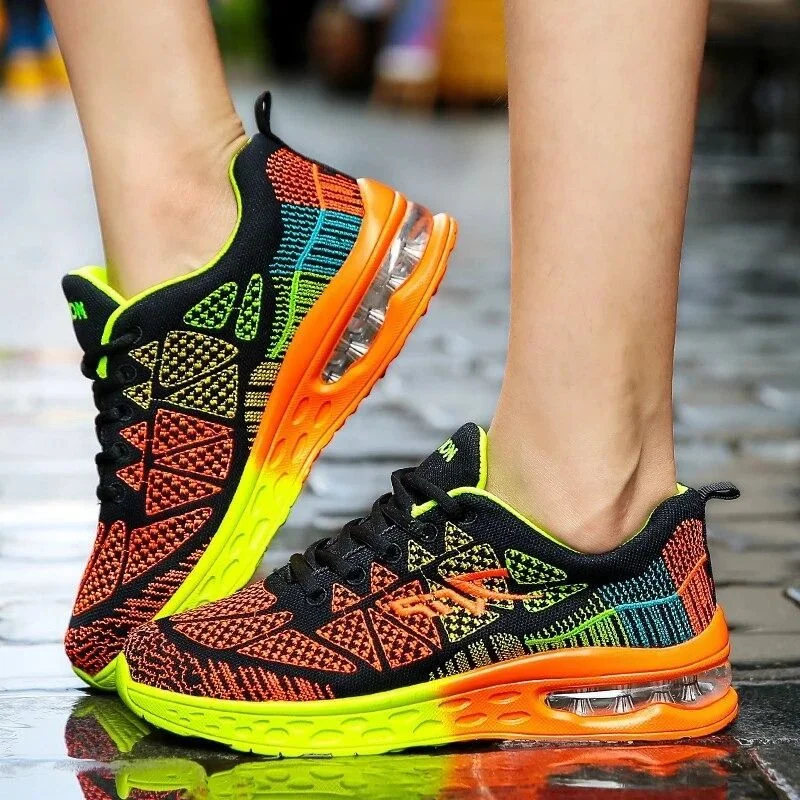 Last Day Promotion 53% OFF - Women Orthopedic Multicolor Air Cushion Sneakers