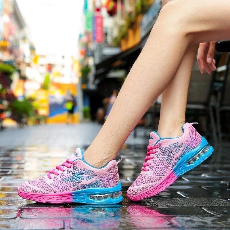 Last Day Promotion 53% OFF - Women Orthopedic Multicolor Air Cushion Sneakers