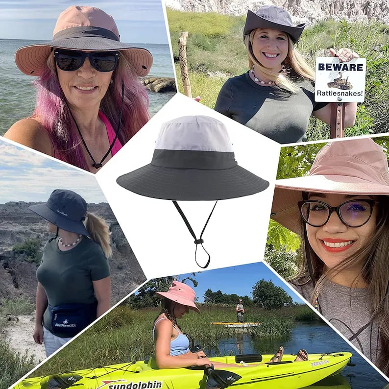 (Last Day Promotion 60% OFF) - UV Protection Foldable Sun Hat