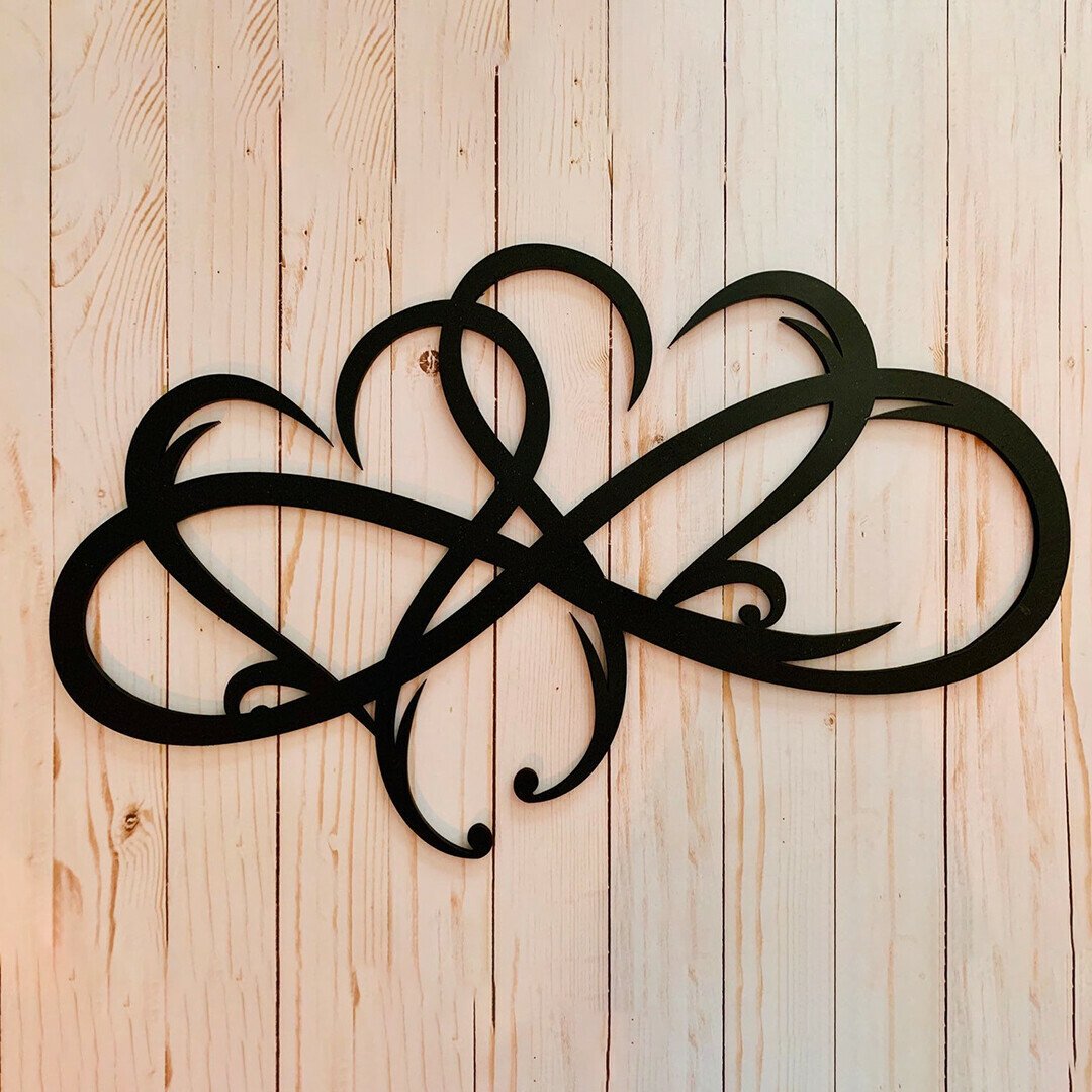 Last Day Promotion 70% OFF - Infinity heart-Steel wall decor Metal Wall art