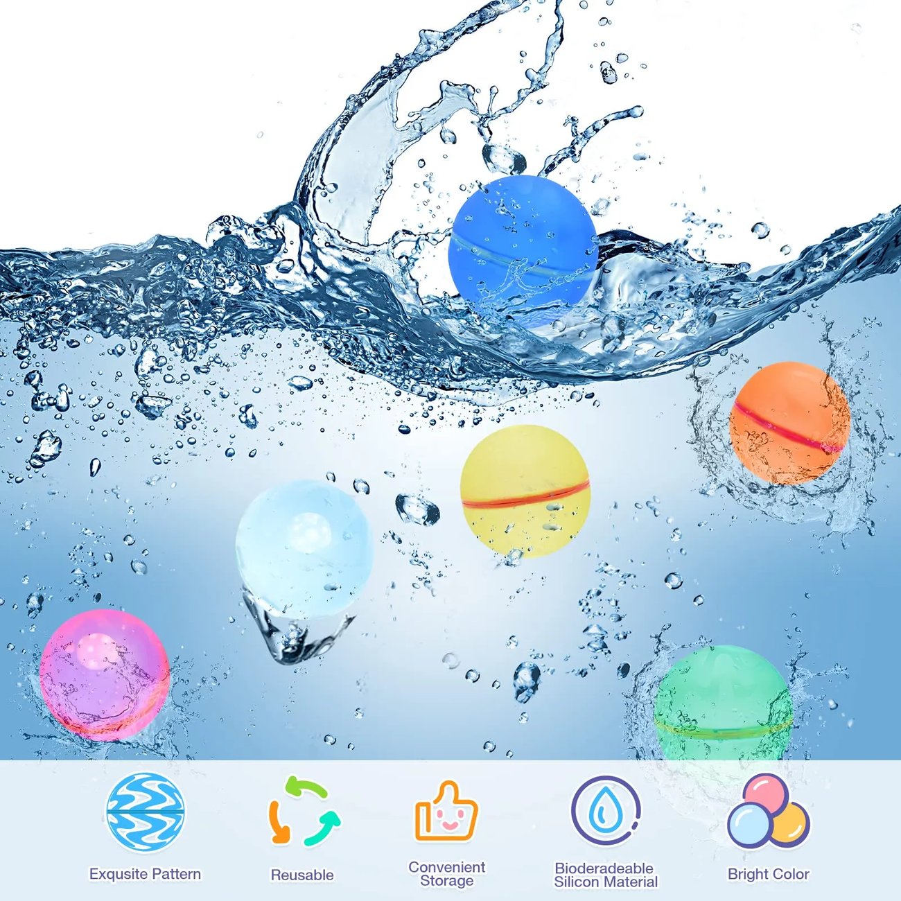 Last Day Promotion-70% OFF - Reusable Self Sealing Water Bomb Balloons