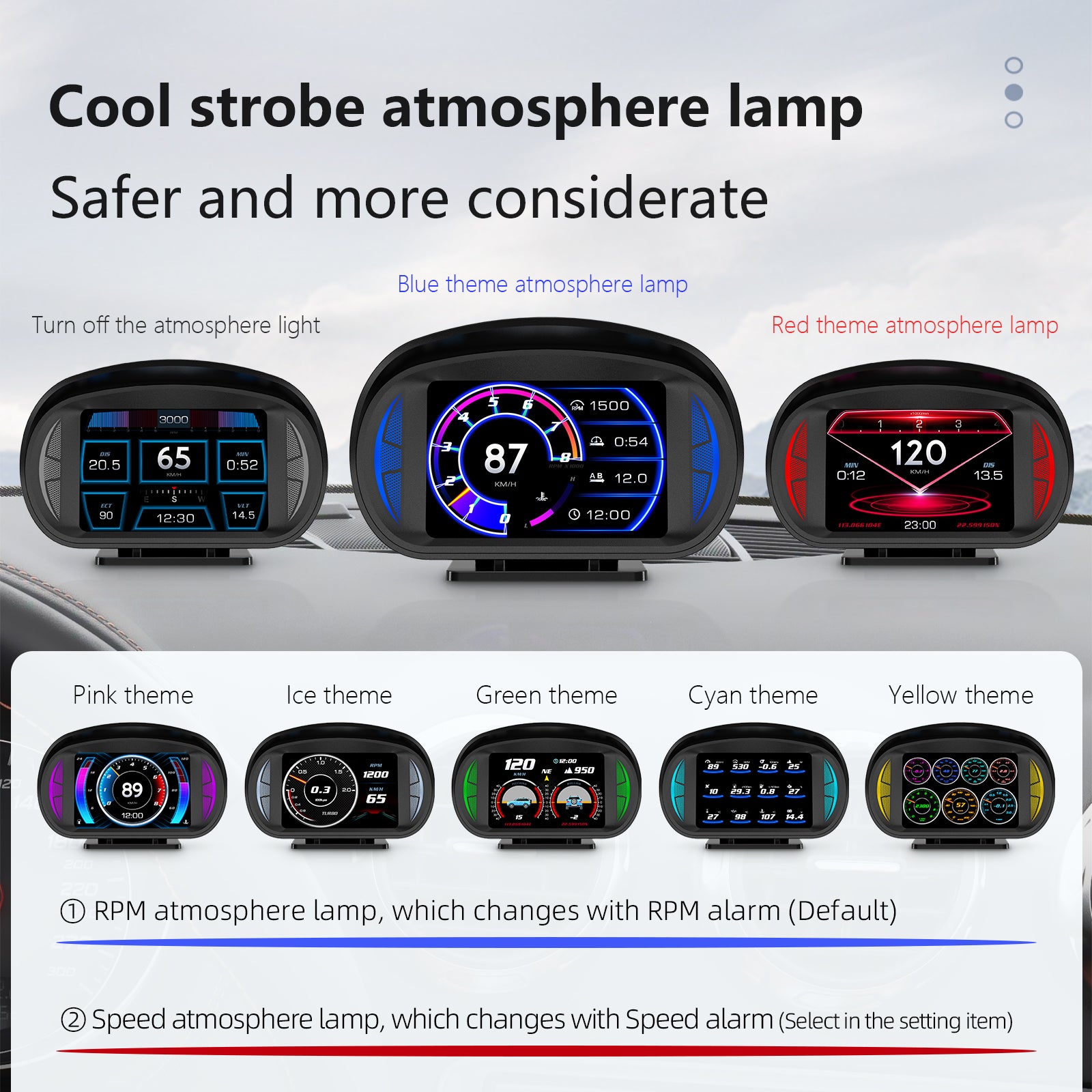 Leamo Head Up Display H-2(OBD & GPS & Gradiometer)