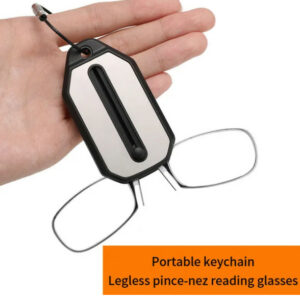 Legless Nose Clip Reading Glasses Mini Portable