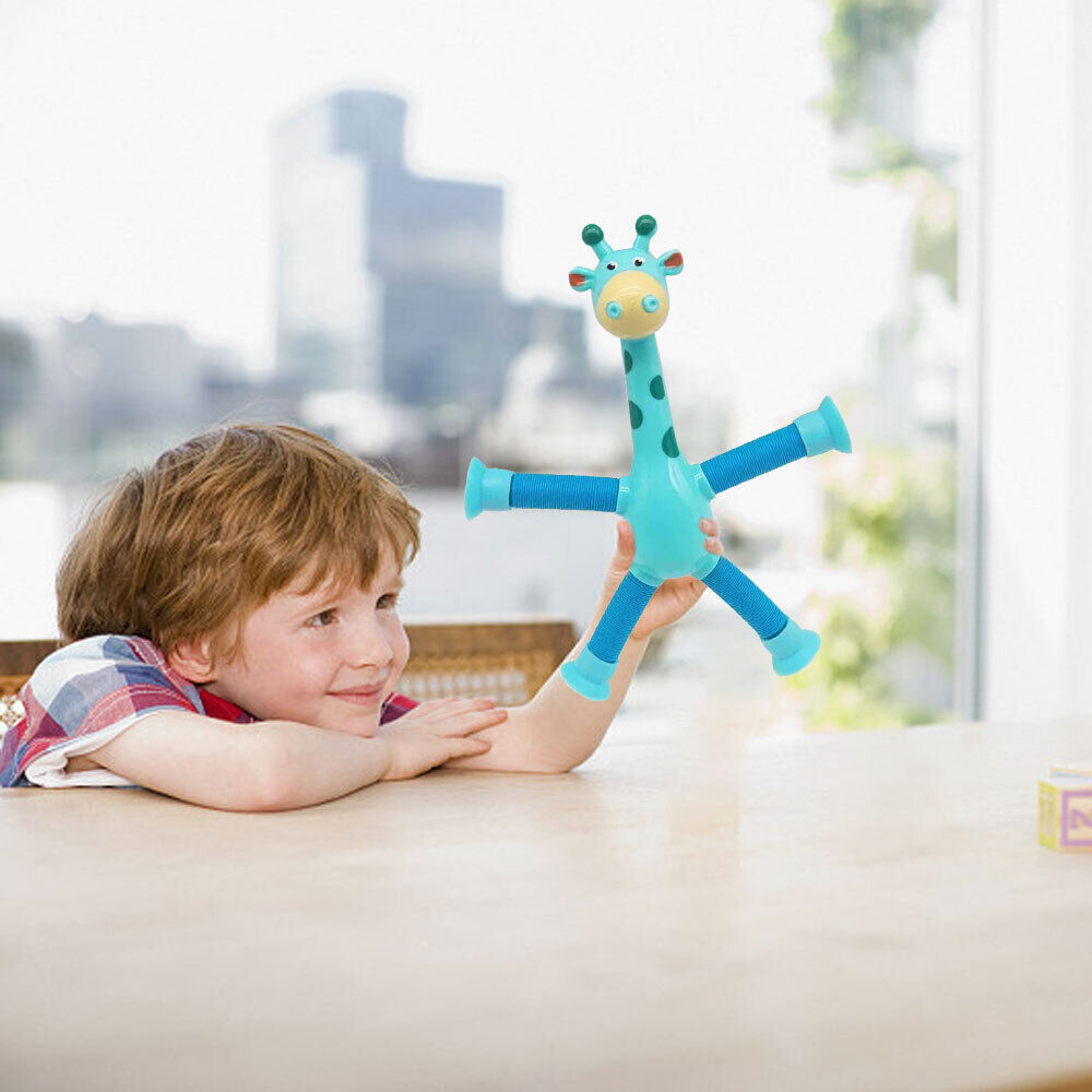 (Limited Time Sale 70% OFF) Suction Cup Pop Tube Giraffe Toys, Puzzle Toys