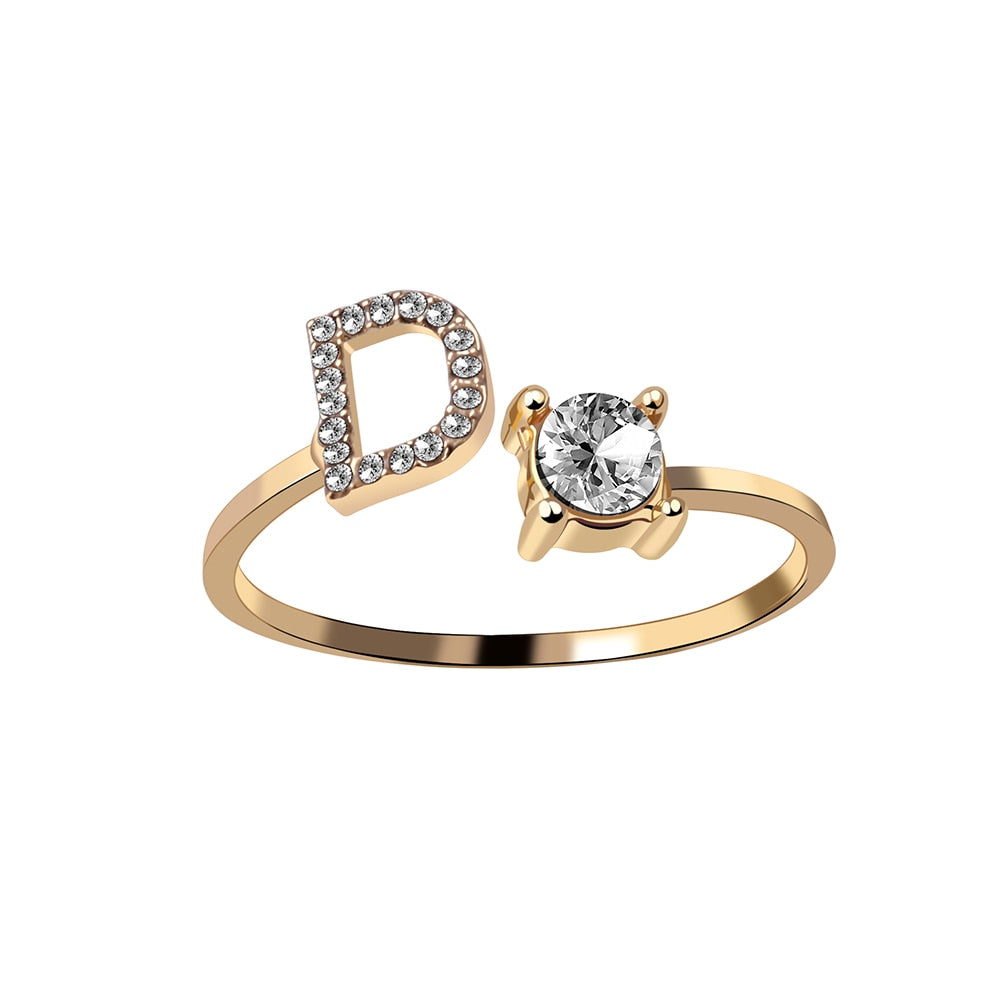 Love Initial Ring