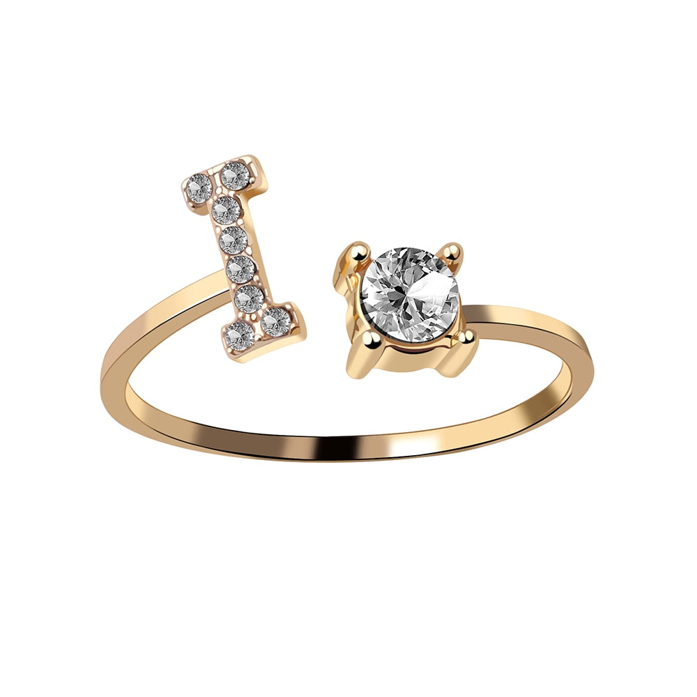 Love Initial Ring