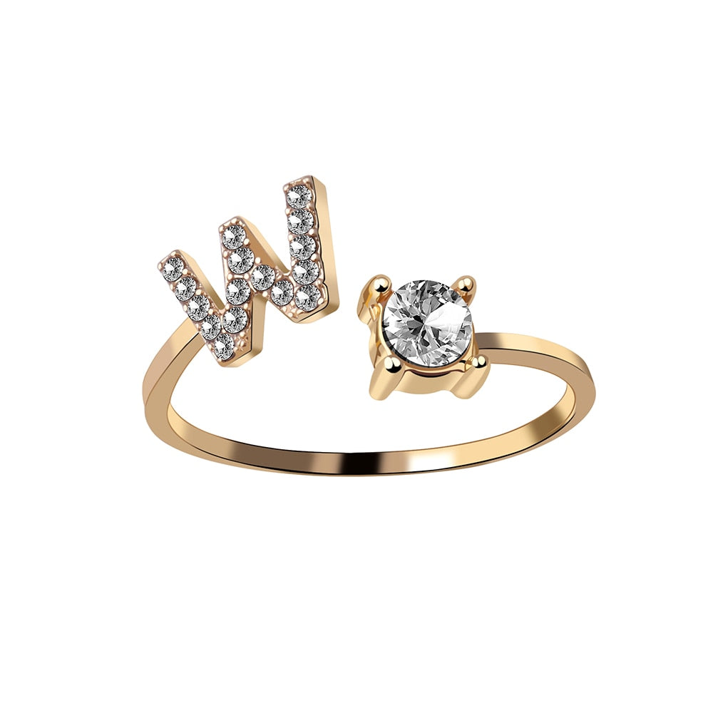 Love Initial Ring