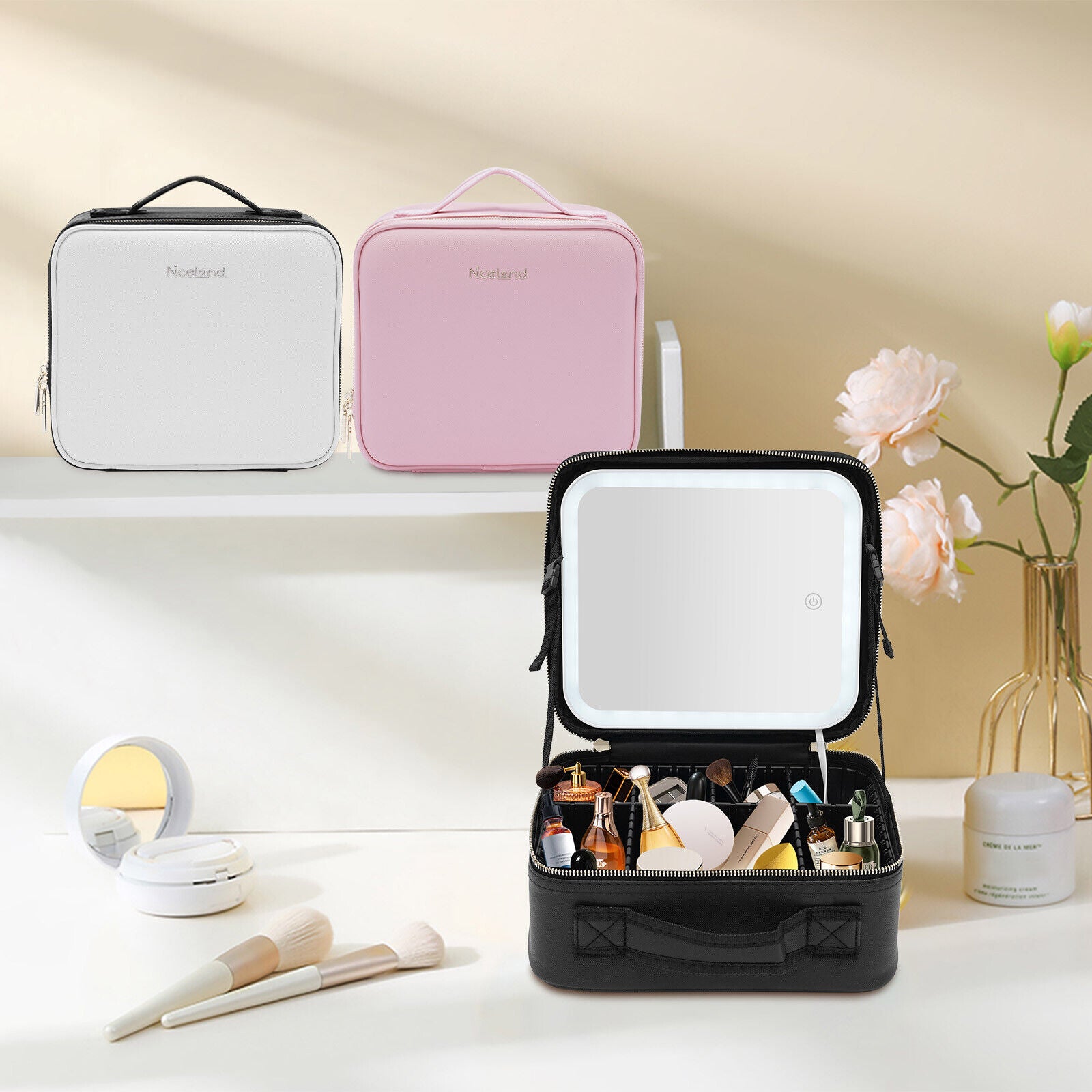 Luminoire - LED Mirror Cosmetic Case