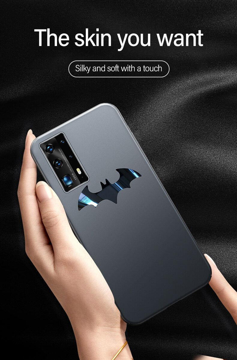 Magnetic Bat Symbol Huawei Case