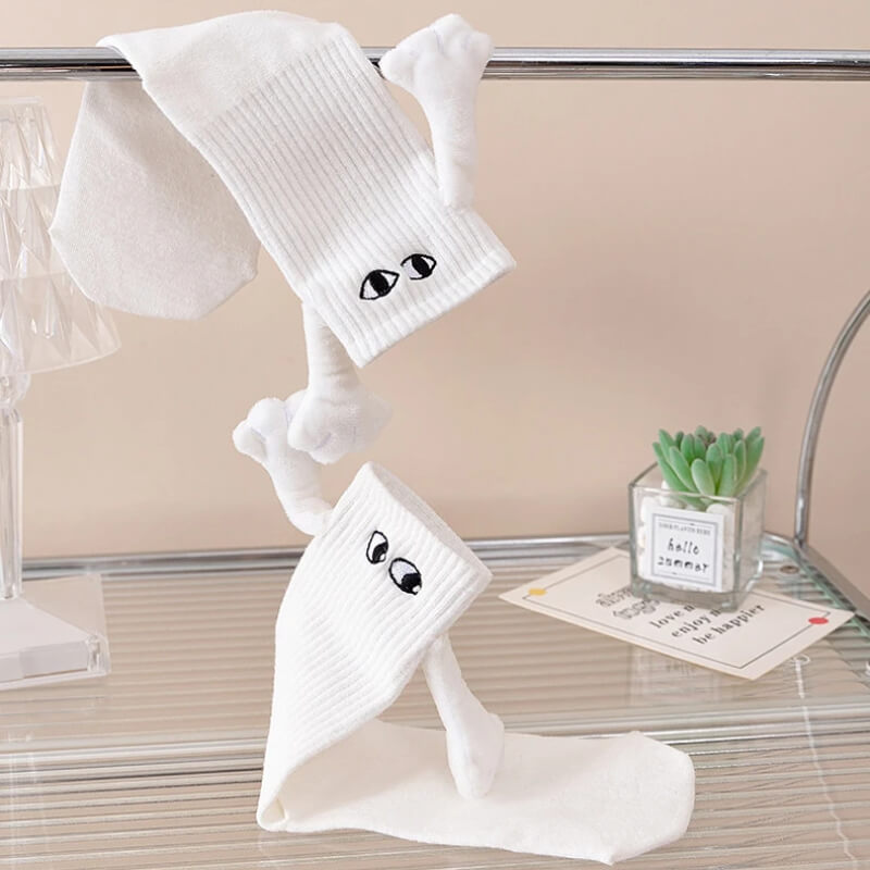 Foldnseat Magnetic Hand-Holding Socks