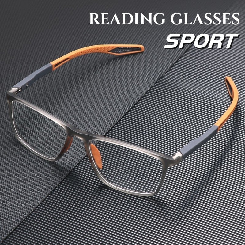 Men's and women's sports ultra-light anti-blue light presbyopic glasses