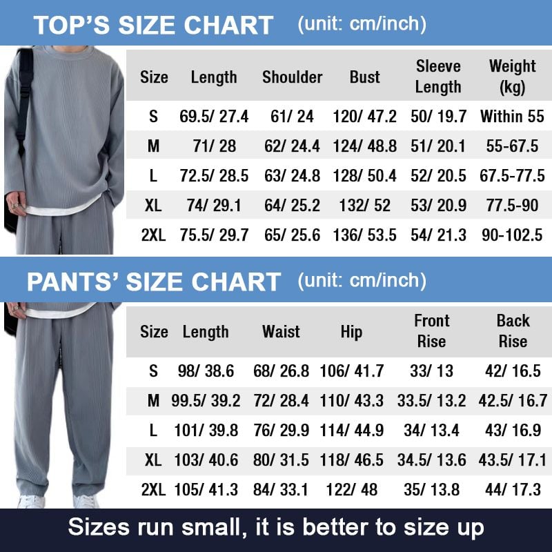 Men's Loose Fashionable Long Sleeve 2-piece Set (50% OFF)