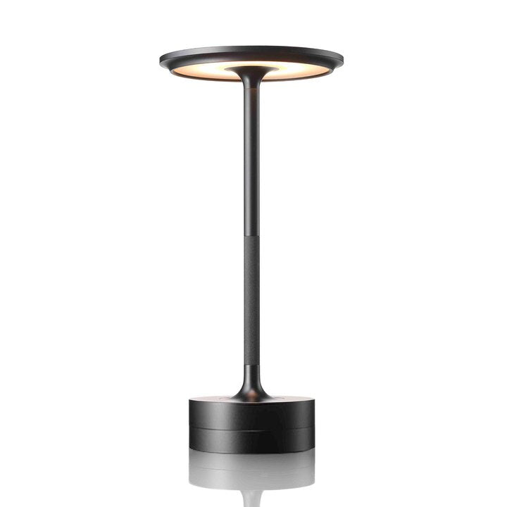 Metallic Cordless Table Lamp - Dimmable & Waterproof Portable LED Light