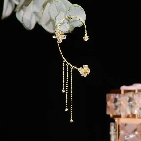 (MOTHER'S DAY PRE-SALE) - BUTTERFLY TASSEL STYLE ZIRCON EARRINGS| PERFECT GIFT