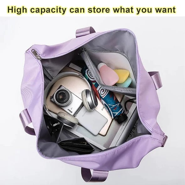 (Mother's Day Sale - High-capacity Double-layer Wet Separation Travelling Bag