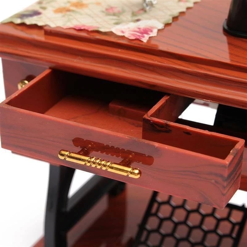 Mother's Day Sale 49% OFF - Wood Mini Sewing Machine Music Box