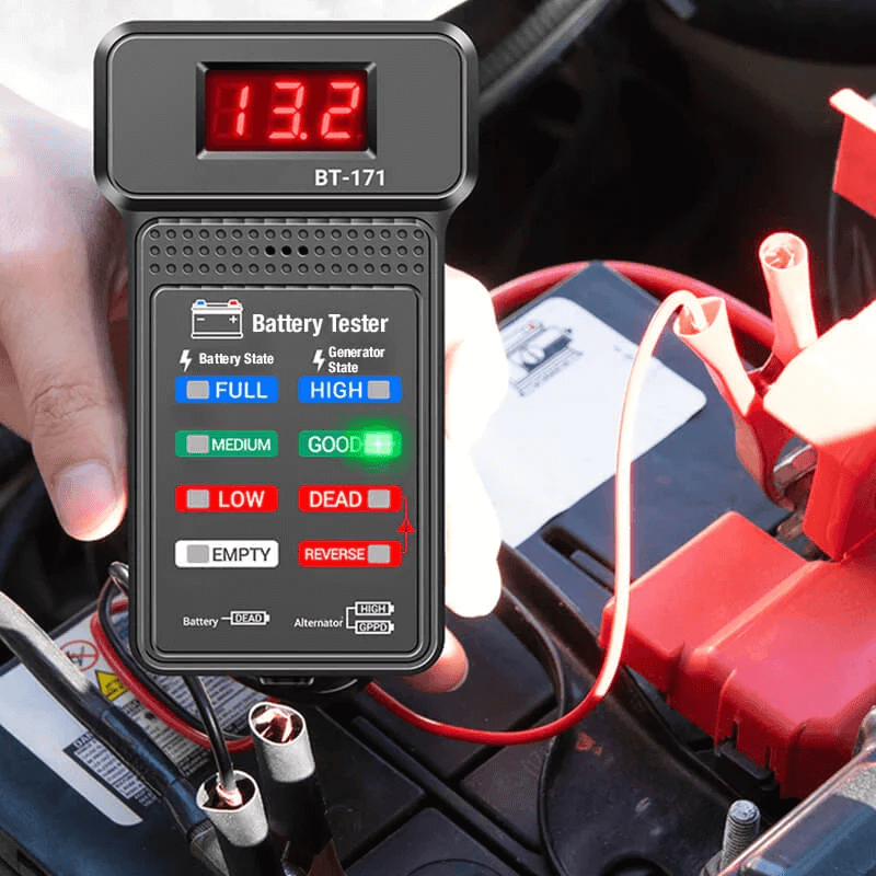 Multi-function car 12V battery tester