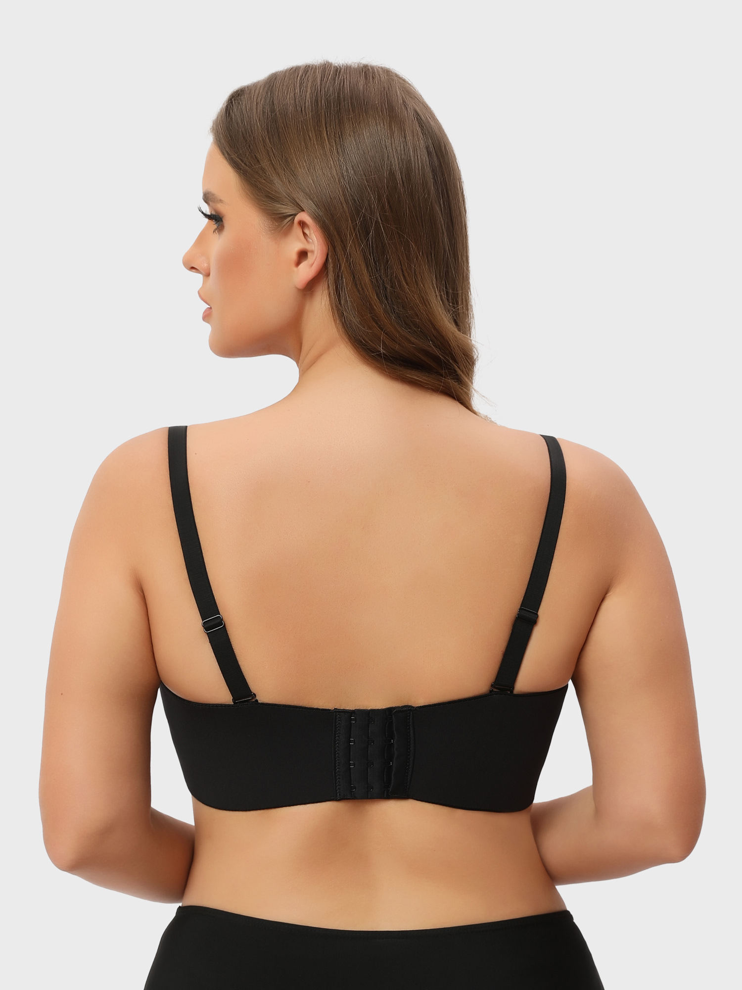 Leivere Nakans Full Support Non-Slip Convertible Bandeau Bra