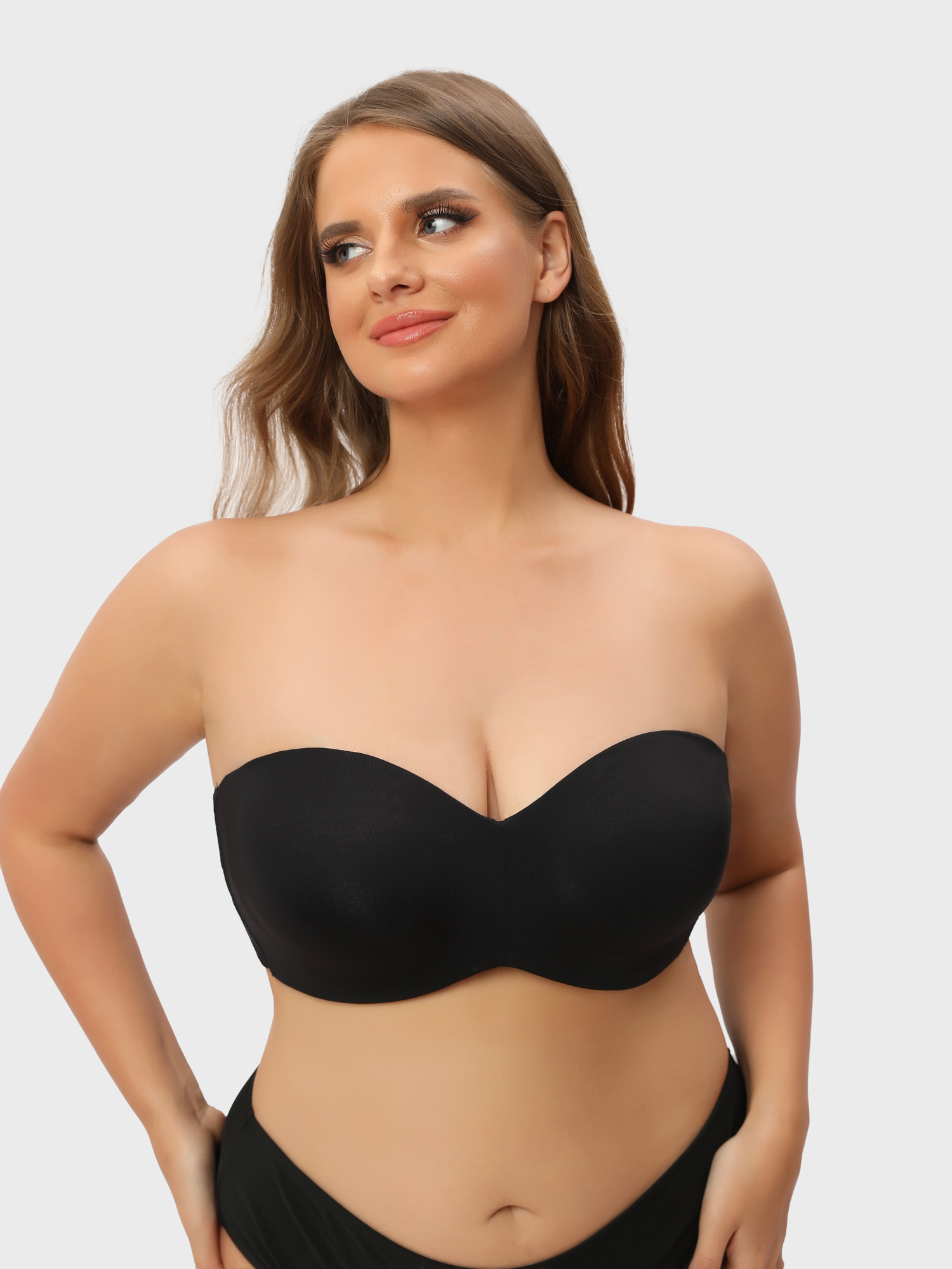 Leivere Nakans Full Support Non-Slip Convertible Bandeau Bra