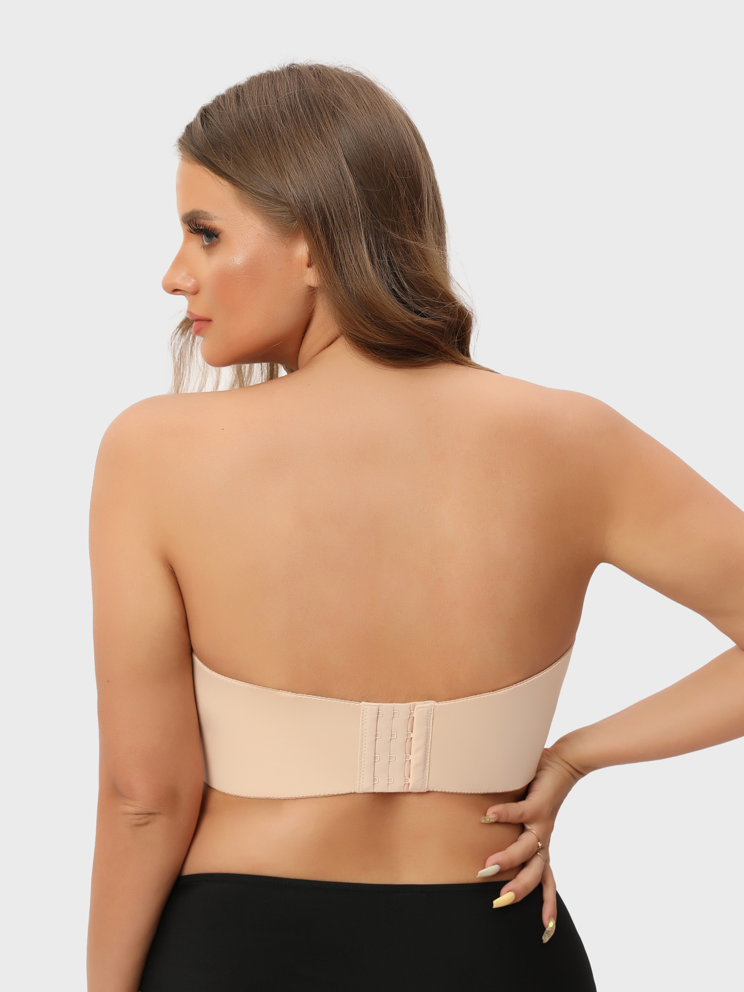 Nakans Full Support Non-Slip Convertible Bandeau Bra