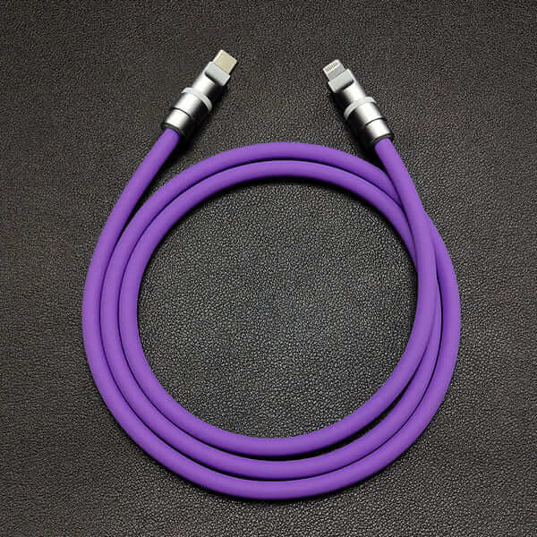 "Neon Chubby" Fast Charge Cable With Smart Light