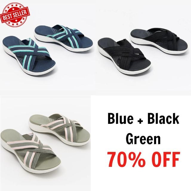 (New Arrival) Damping Sole Upgradation Stretch Lightweight Orthopedic Sandals