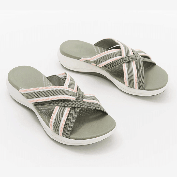 (New Arrival) Damping Sole Upgradation Stretch Lightweight Orthopedic Sandals