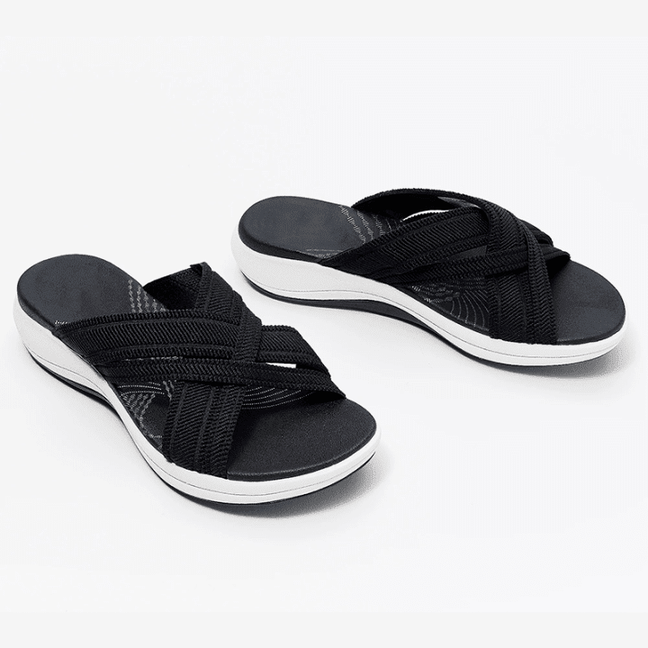 (New Arrival) Damping Sole Upgradation Stretch Lightweight Orthopedic Sandals