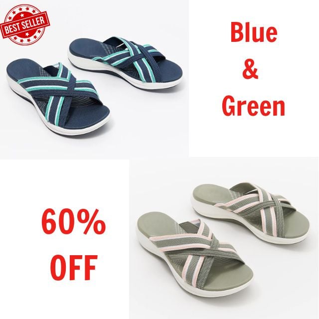 (New Arrival) Damping Sole Upgradation Stretch Lightweight Orthopedic Sandals