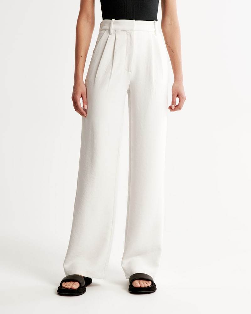 (ONLY TODAY - 49% OFF) Icy Lightweight Tailored Wide Leg Pants