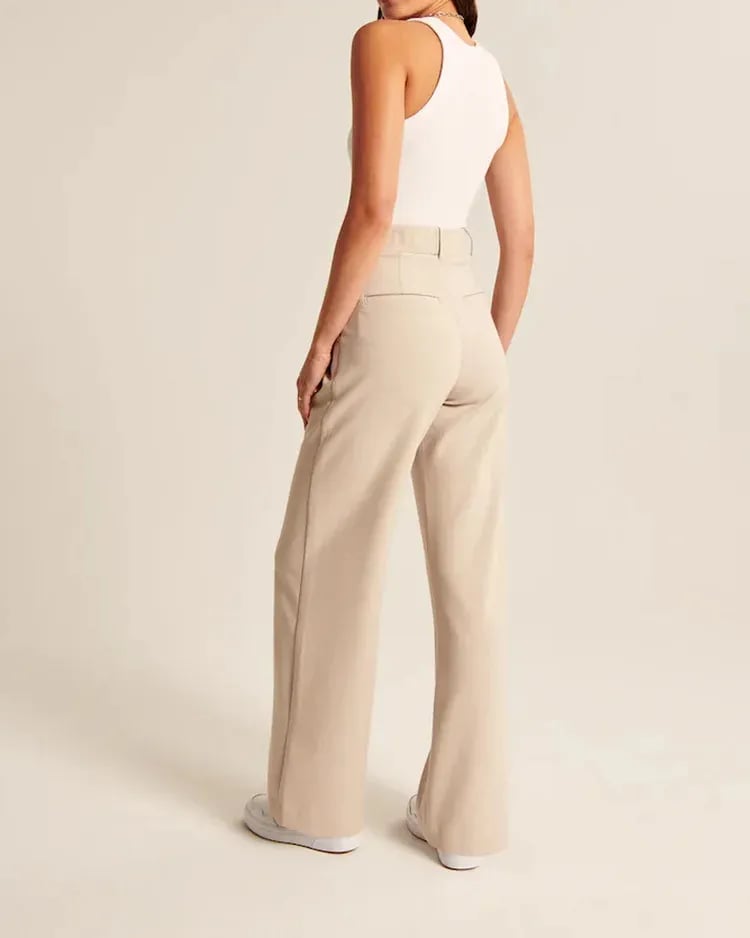 (ONLY TODAY - 49% OFF) Icy Lightweight Tailored Wide Leg Pants