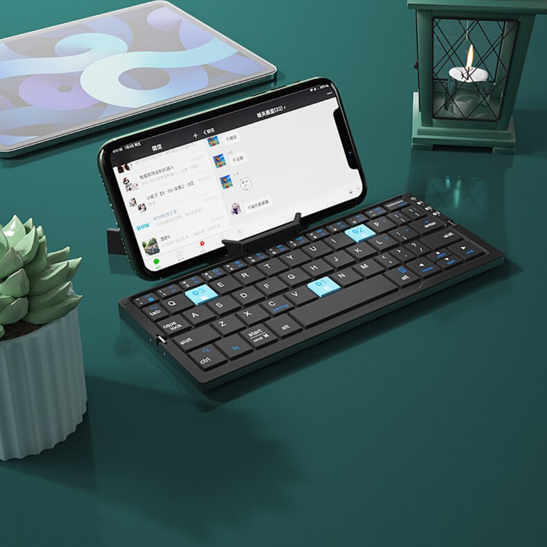 Pocket Board (BOW) - The Most Versatile Mini Bluetooth Folding Wireless Keyboard