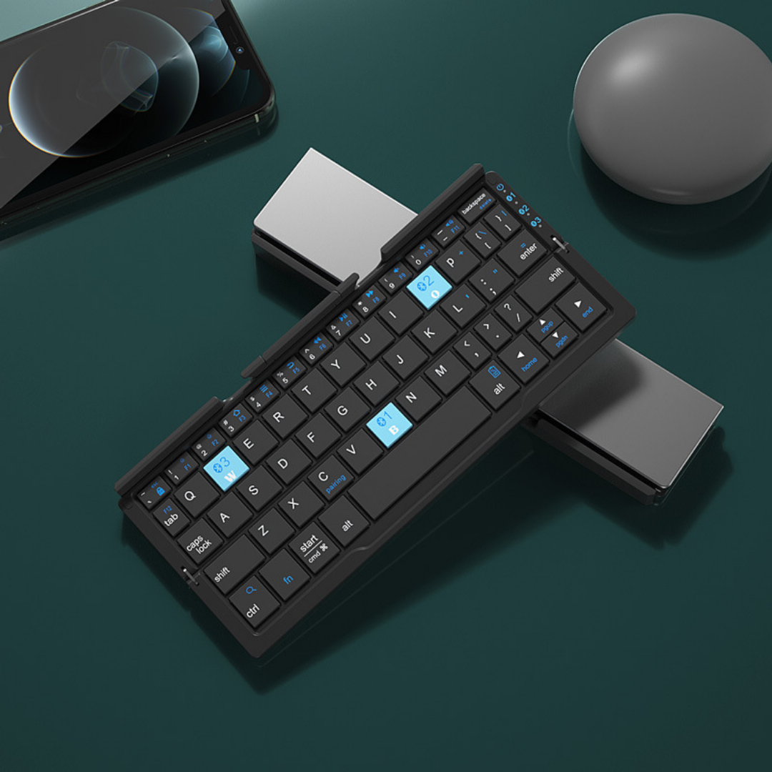 Pocket Board (BOW) - The Most Versatile Mini Bluetooth Folding Wireless Keyboard