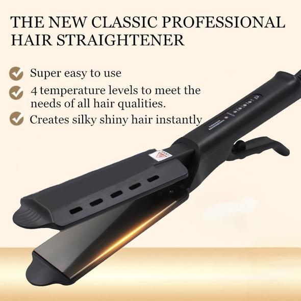 uponisco - Professional Glider Ceramic Flat Iron Ultra-Thin Hair Straightener