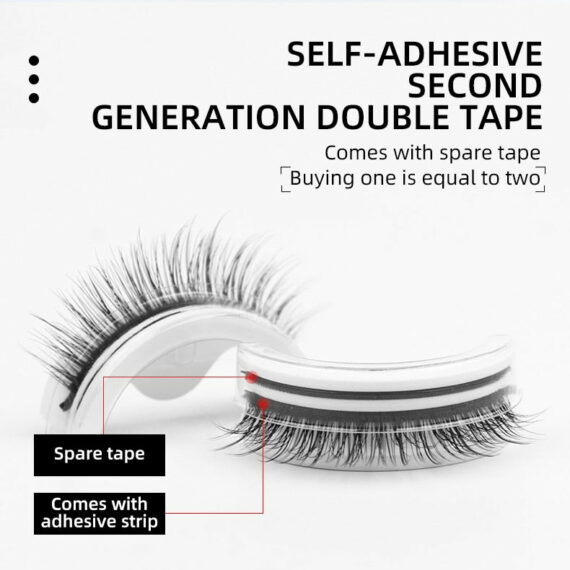 Reusable Self Adhesive Eyelashes - Application In 3 Seconds