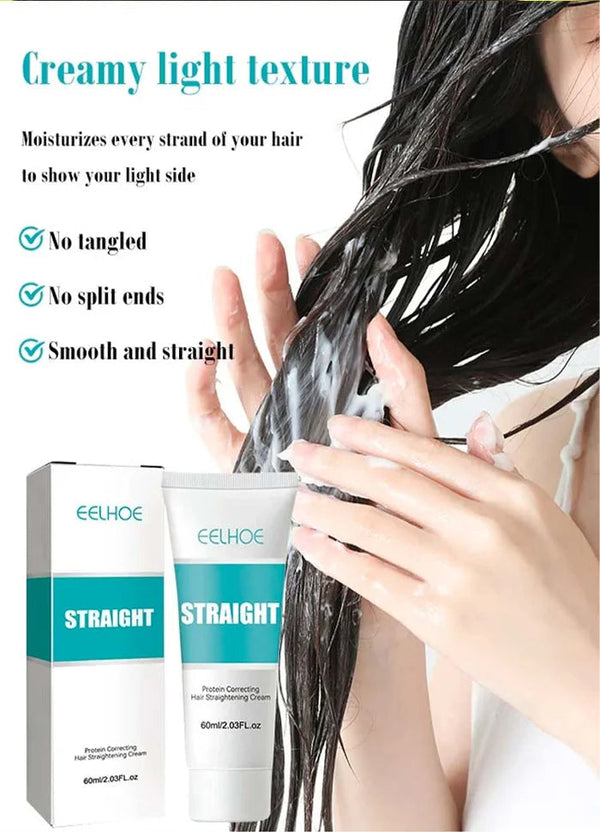 Save 45% on limited time purchase - Silk and Keratin Treatment Hair Straightening Cream