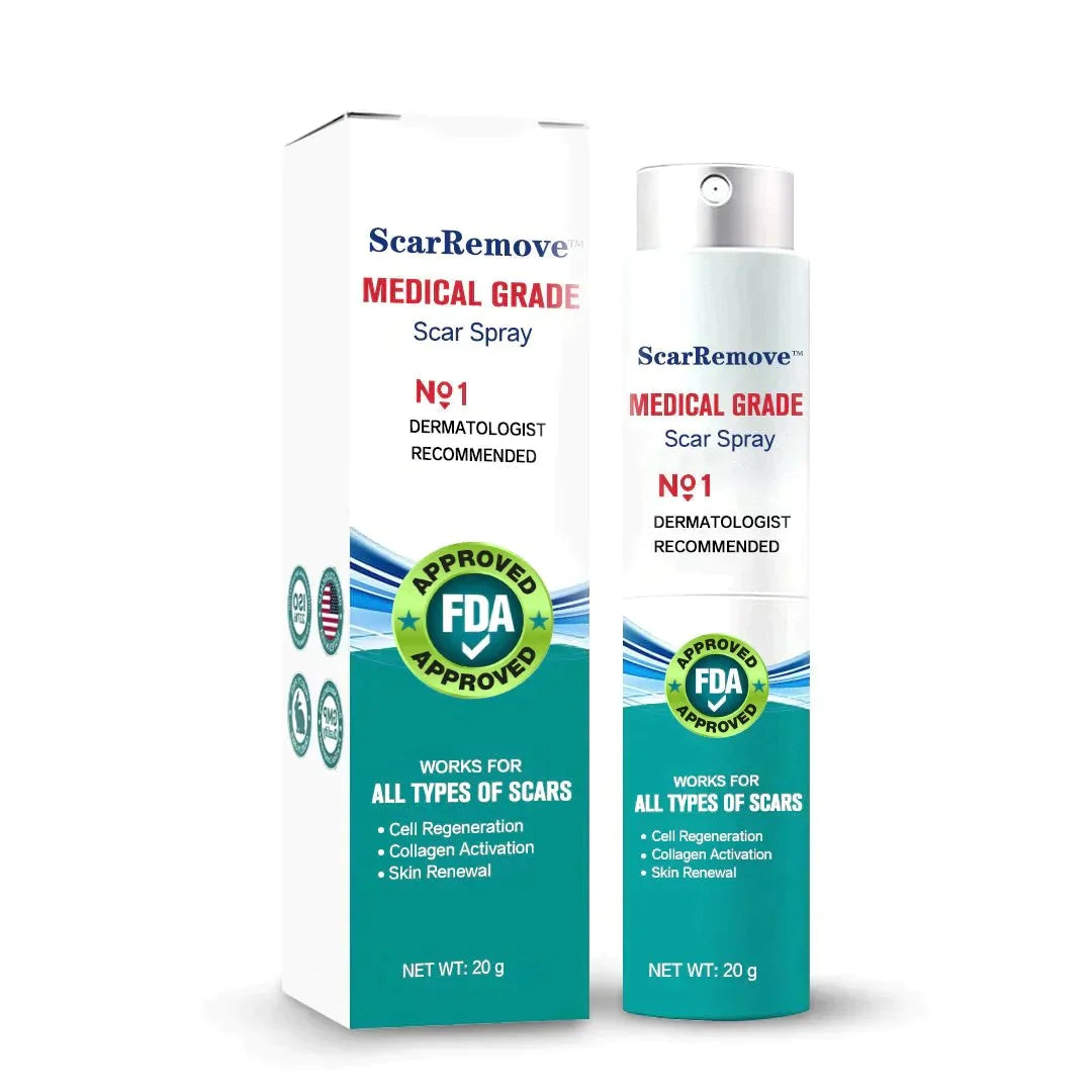 ScarRemove Advanced Scar Spray For All Types of Scars - For example Acne Scars. Surgical Scars and Stretch Marks