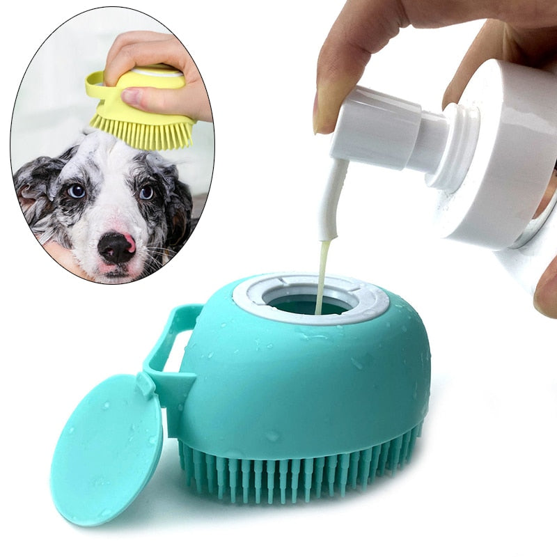 Scrubby Pup Refillable Dog Wash Scrub Brush