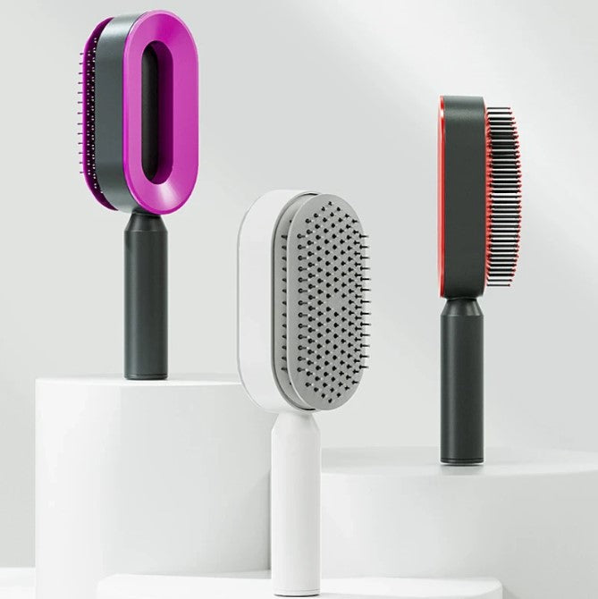 Selfclean Hairbrush