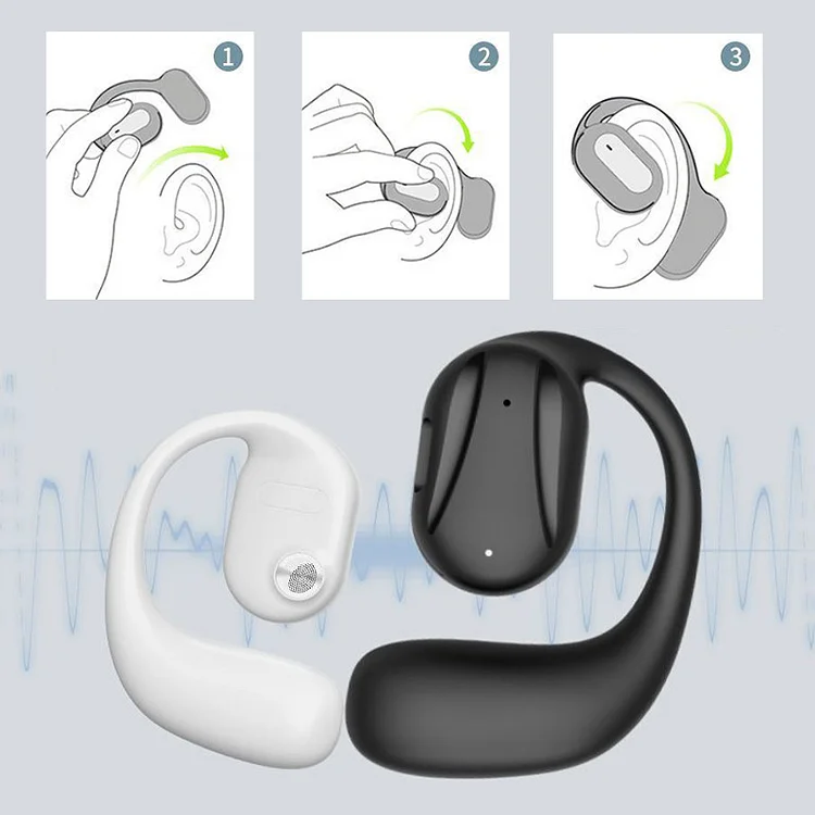 Single-Ear Bone Conduction Bluetooth Wireless Earbud