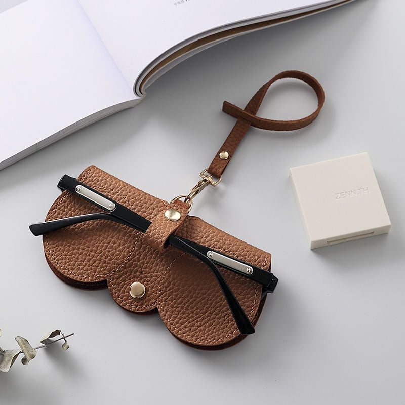 Moonlightbes Soft Leather Sunglasses Bag